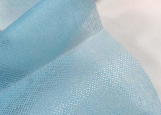 comprare Tessuto non tessuto bianco blu del polipropilene del tessuto 100 dei pp per industria di igiene dell'ospedale online manufacture