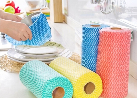 comprare Tessuto non tessuto di Spunlace maglia/del jacquard che pulisce rotolo di carta per l'industriale online manufacture