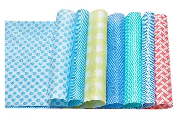 comprare Sensibilità non tessuta amichevole della mano molle del tessuto di Eco Spunlace con la fibra modificata 100% online manufacture