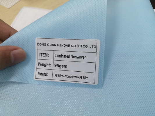 Tessuto non tessuto PP PE rivestito impermeabile 1600mm Larghezza personalizzata