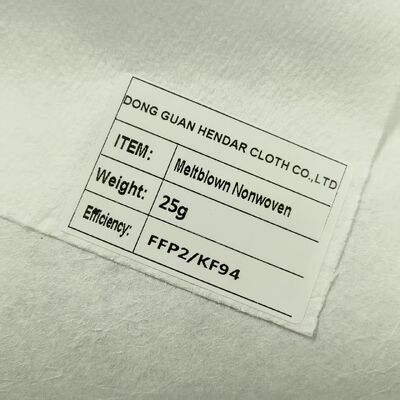 Alta efficienza di filtrazione Feltblown Nonwoven water electret bassa resistenza all'aria